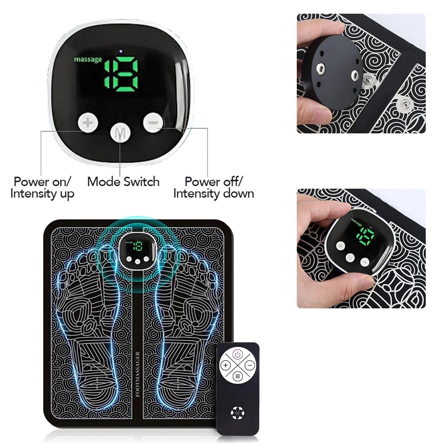 Foot Massager Mat – Whole Body Massager for Circulation, Neuropathy & Pain Relief