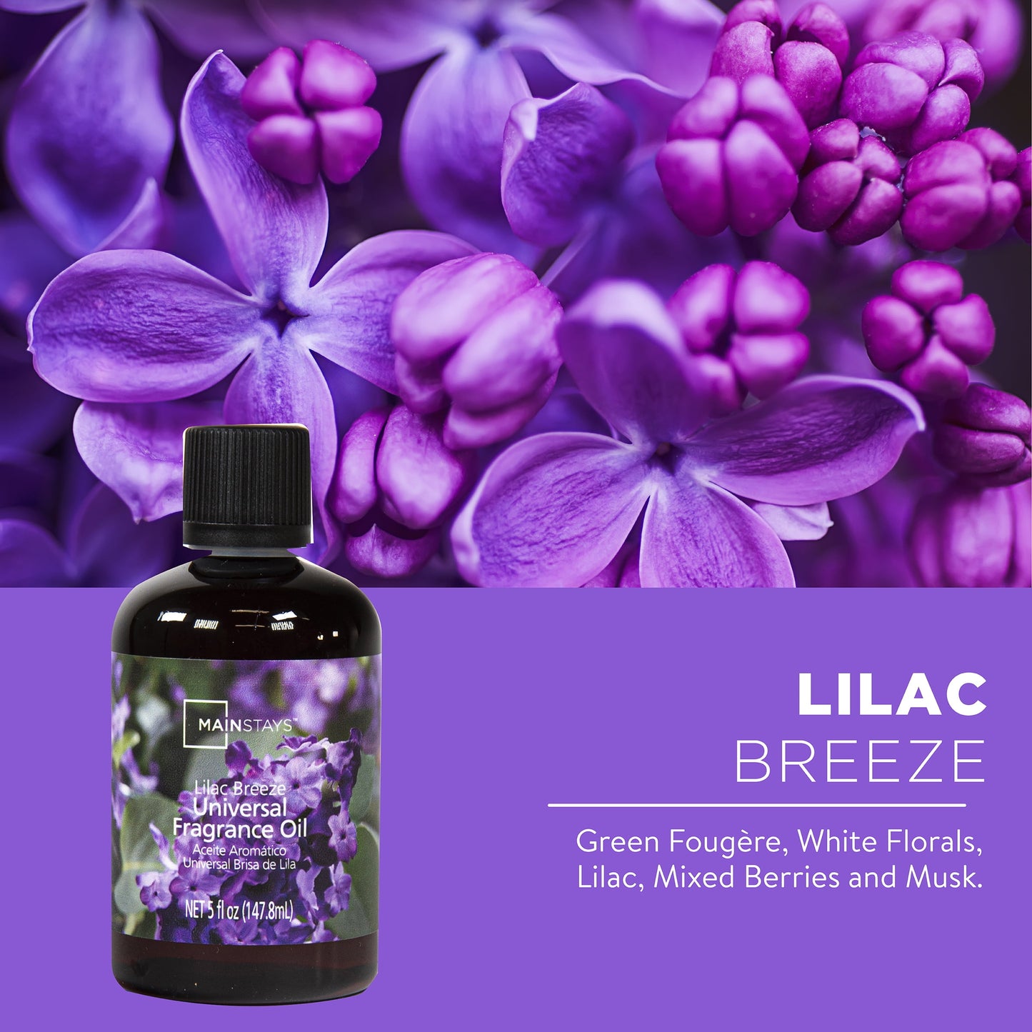 Universal Fragrance Oil - Lilac Breeze, 5 Fl Oz