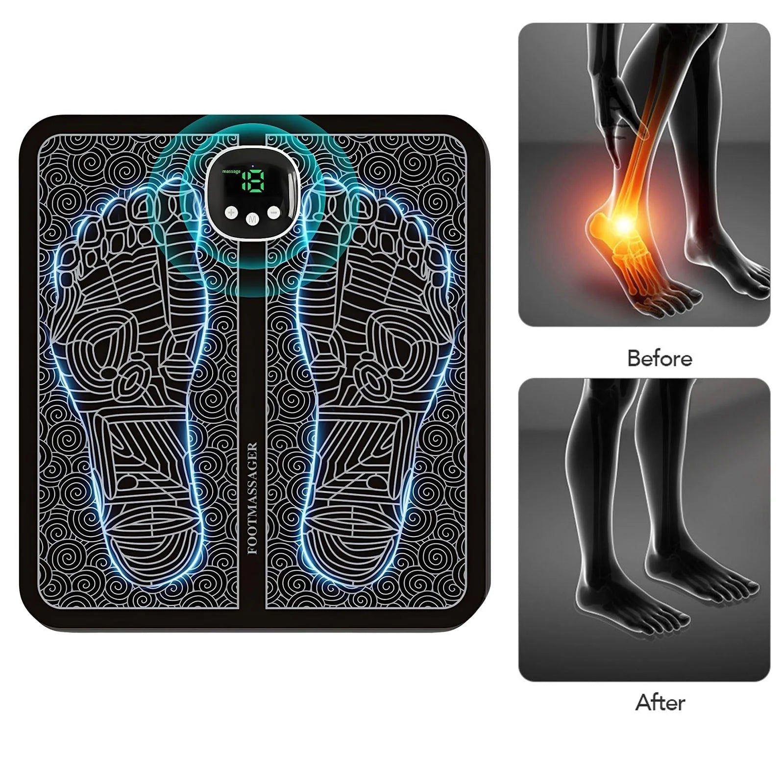 Foot Massager Mat – Whole Body Massager for Circulation, Neuropathy & Pain Relief