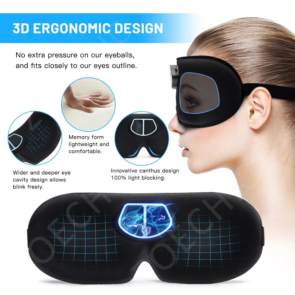 Smart EMS Head Massager – Electric Pulse Sleep Mask for Migraine Relief and Better Sleep