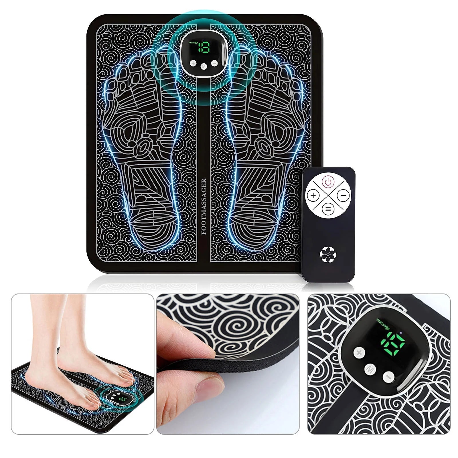 Foot Massager Mat – Whole Body Massager for Circulation, Neuropathy & Pain Relief